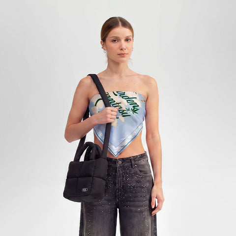 Garden Fantasy Bandana - Baby Blue