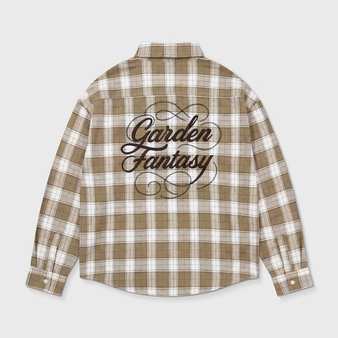Garden Plaid Shirt - Cream