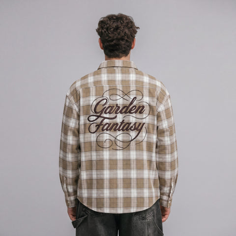Garden Plaid Shirt - Cream