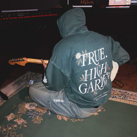 Garden Hoodie - Washed Pine Green