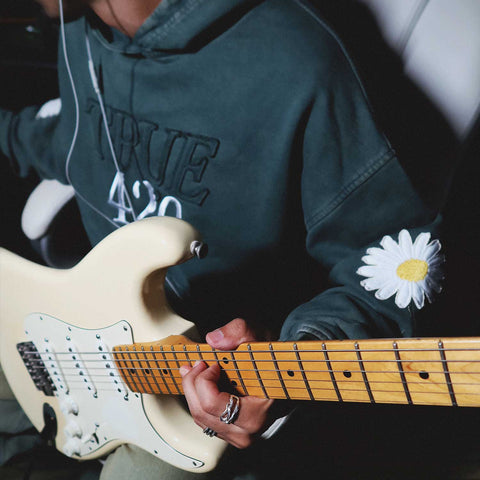 Garden Hoodie - Washed Pine Green
