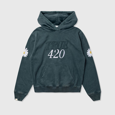Garden Hoodie - Washed Pine Green