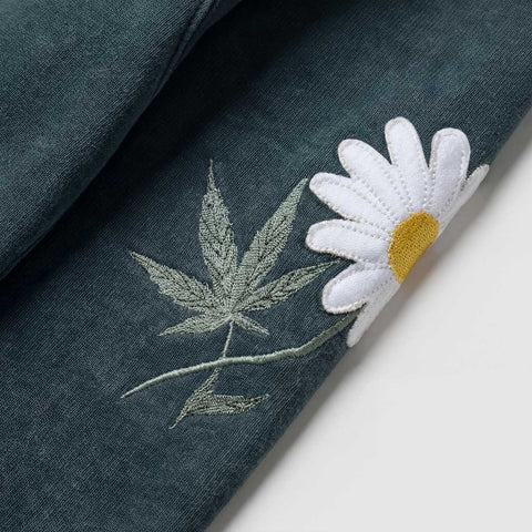 Garden Hoodie - Washed Pine Green