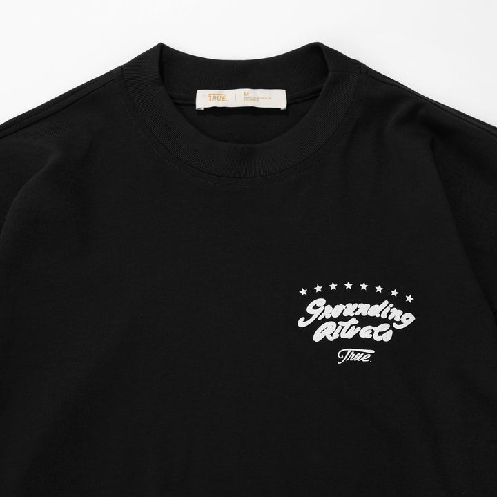 Grounding Double Sleeve Tee - Black