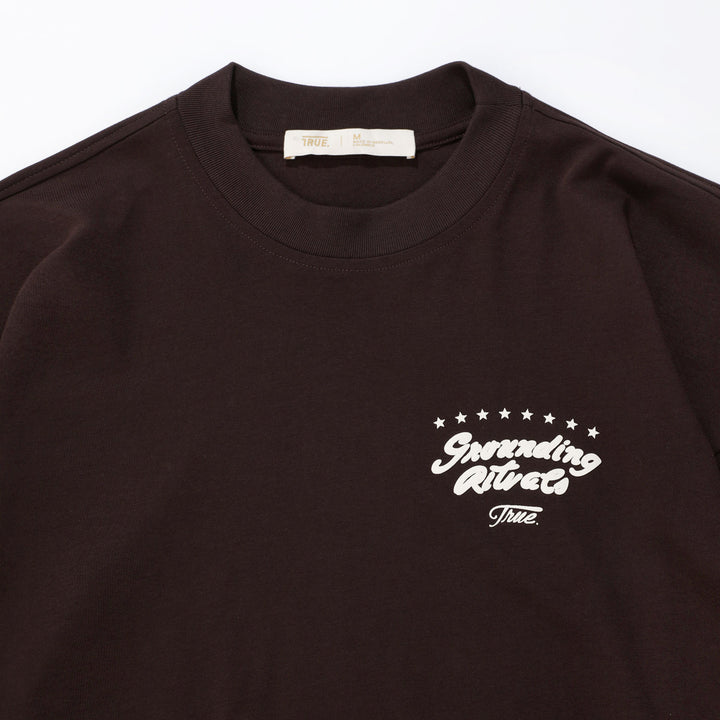 Grounding Double Sleeve Tee - Brown