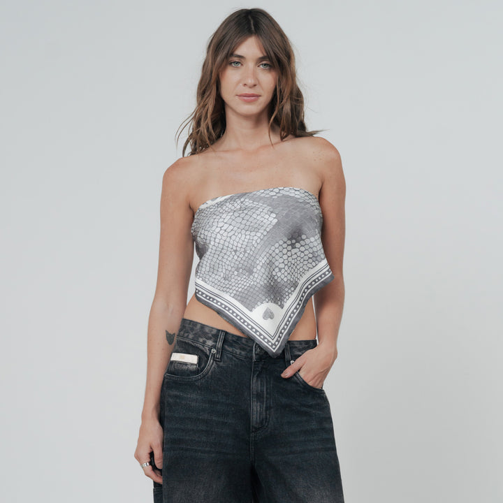 Python Bandana - Gray