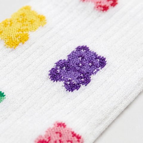 Gummy Bear Socks - White