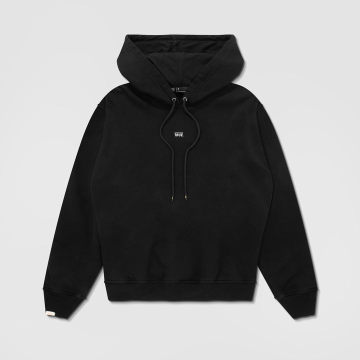 Hoodie Box Fit Clásico - Negro