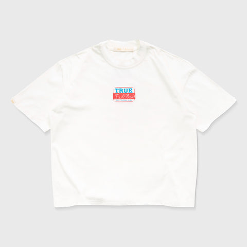 Hungry Boxy Tee - Cream