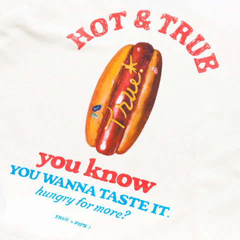 Hungry Boxy Tee - Cream