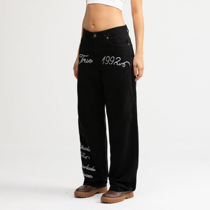 Interlude Loose Pants - Black