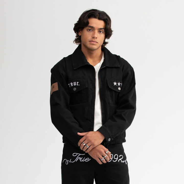 Interlude Boxy Jacket - Black