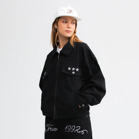 Interlude Boxy Jacket - Black