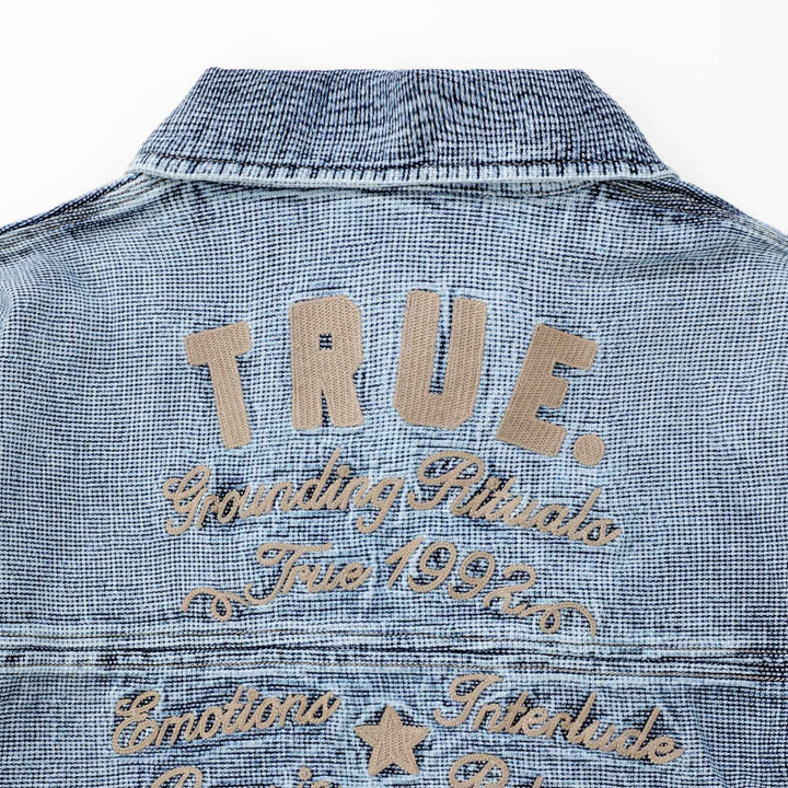 Interlude Boxy Jacket - Blue