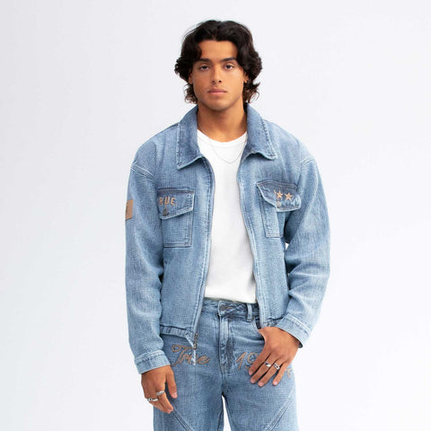 Interlude Boxy Jacket - Blue