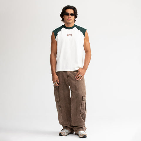 Interlude SL Raglan Tee - Pine Green