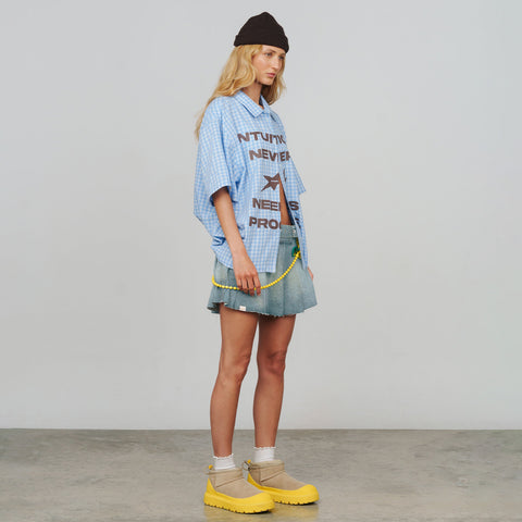 Intuition Button-Up Shirt - Baby Blue
