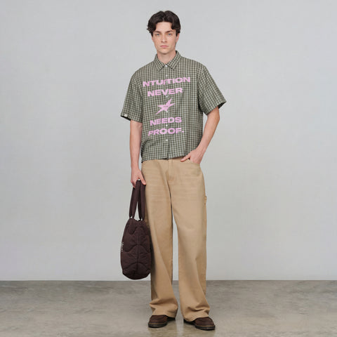 Intuition Button-Up Shirt - Green