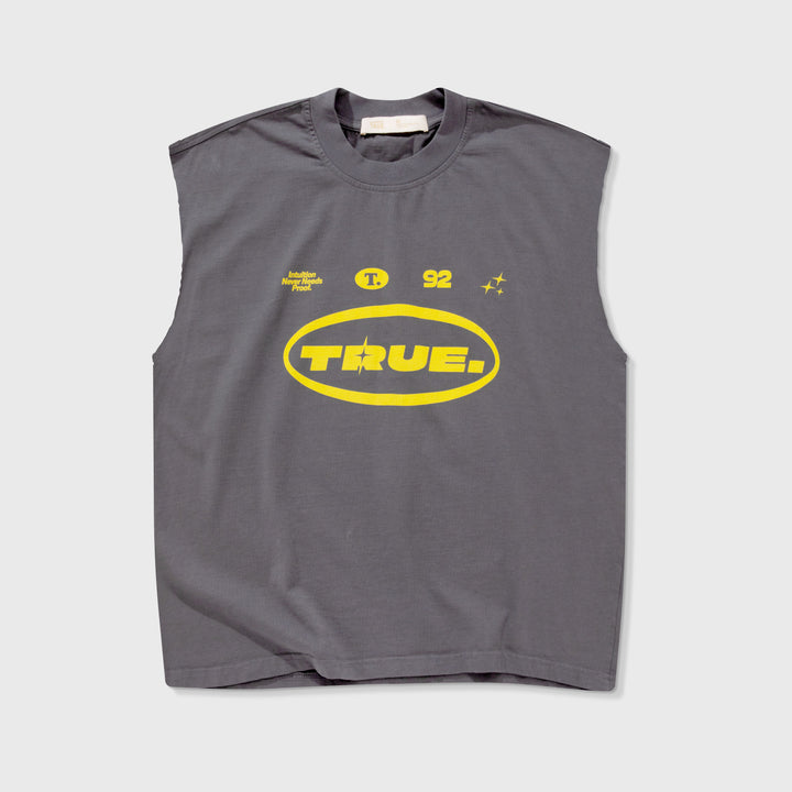 Intuition Sleeveless Tee - Gray