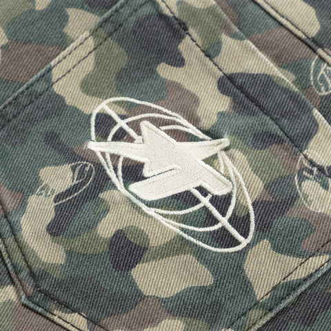 Intuition Camo Cargo Jorts - Green