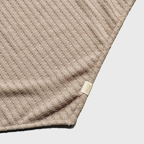 Knit Halter Bandana Top - Cream