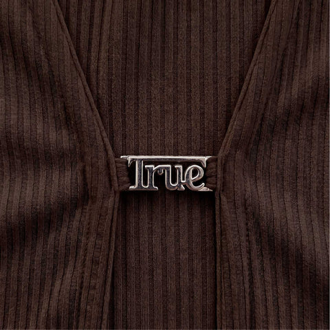 Knit LS Tee - Brown