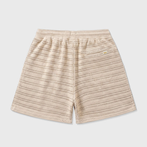 Knit Shorts - Camel