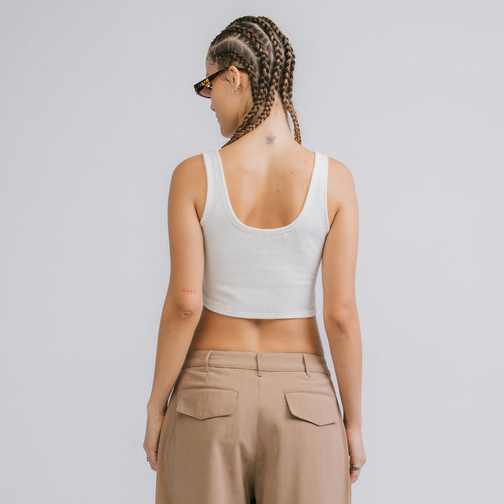 Knit Lounge Top - Cream