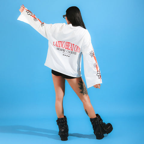 La Solar x True  LS T-Shirt - Cream