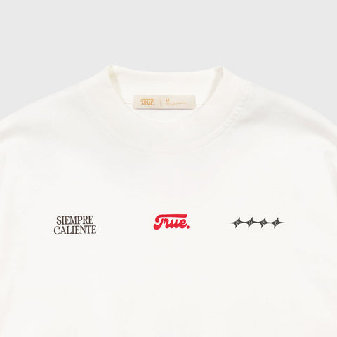 La Solar x True  LS T-Shirt - Cream