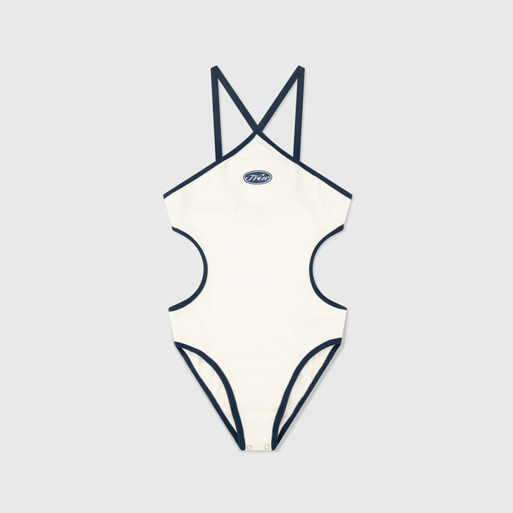 Lounge Cut-Out Bodysuit - Cream