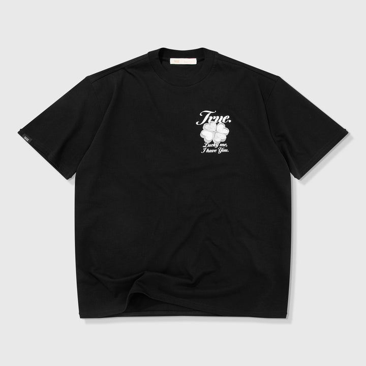 Lucky Oversized T-Shirt - Black