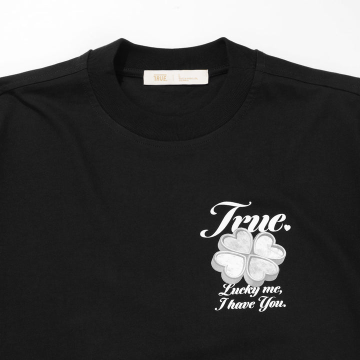 Lucky Oversized T-Shirt - Black