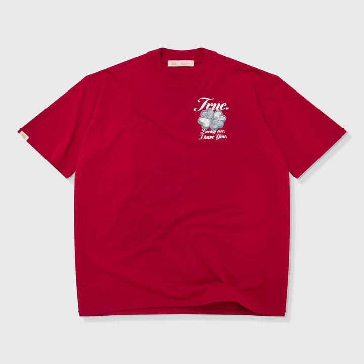 Lucky Oversized T-Shirt - Red