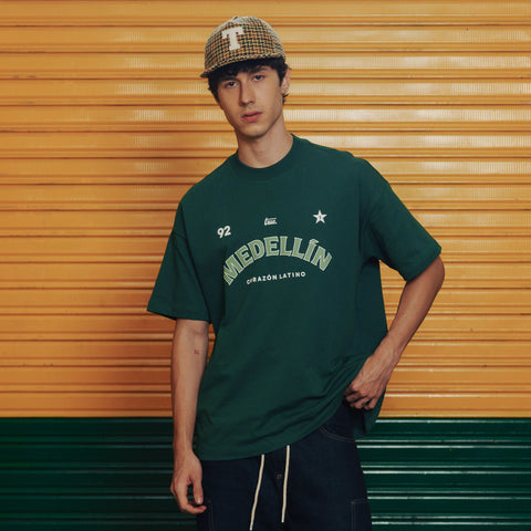 Medellin Latin Heart T-Shirt - Green