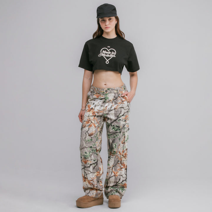 Medellín Crop Top - Black