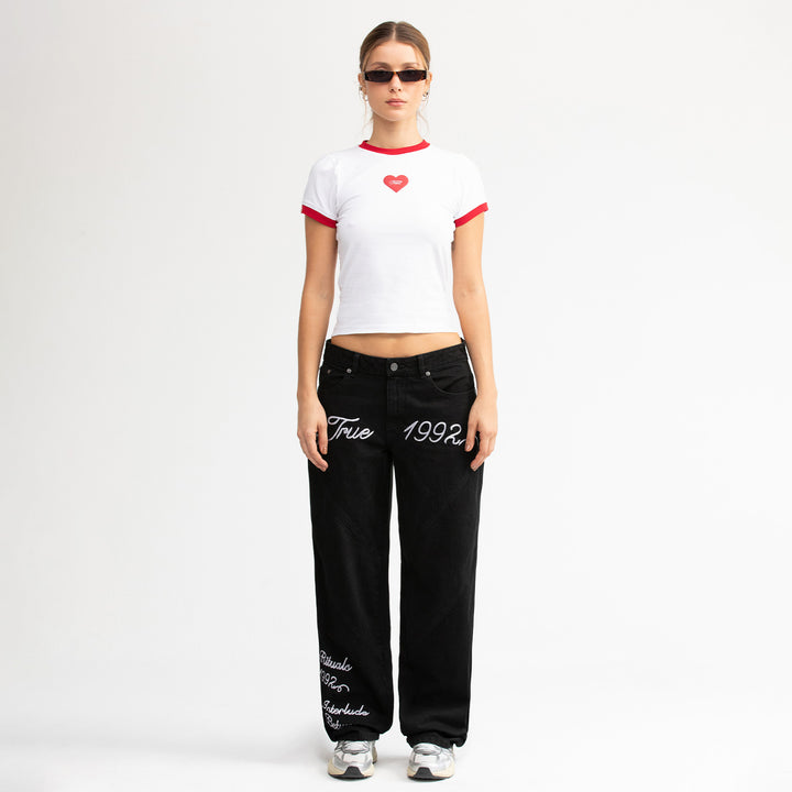 Memories Slim Tee - White