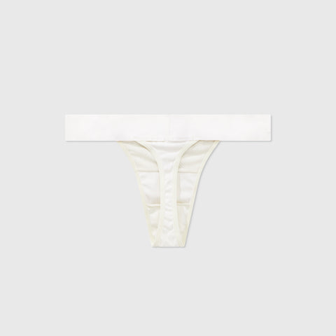Mesh Cut-Out Bottom - Cream