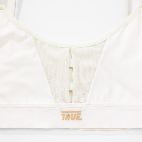 Mesh Cut-Out Top - Cream