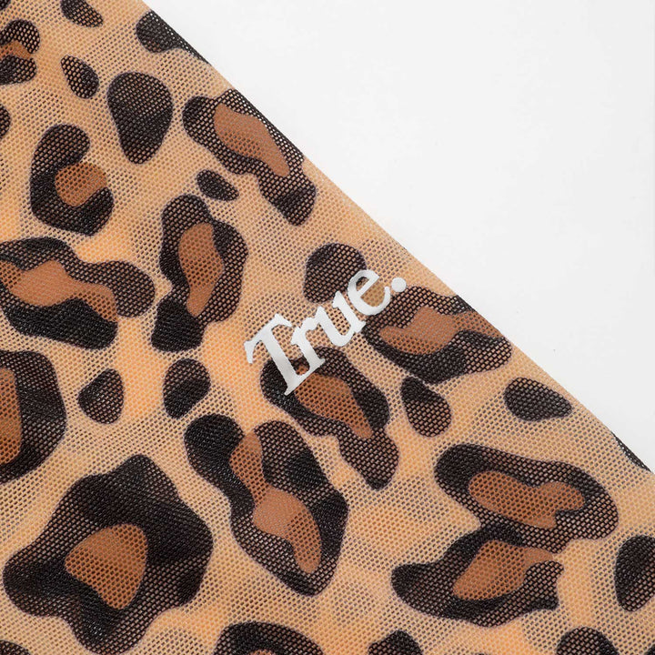 Animal Print Mesh LS Top - Cheetah