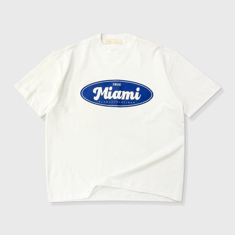 Miami Latin Heart T-Shirt - Cream