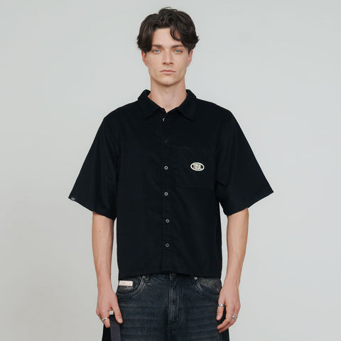 Midnight Corduroy Shirt - Black