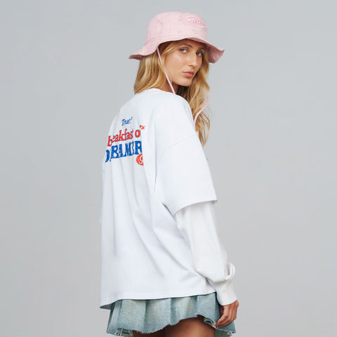 My Cereal Boxy Tee - White