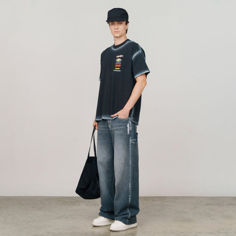 No Finish Line Oversized T-Shirt - Black