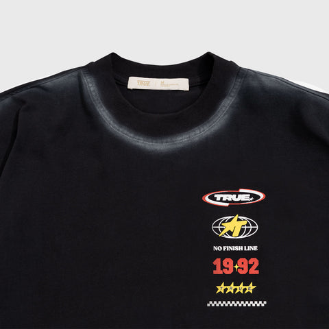 No Finish Line Oversized T-Shirt - Black