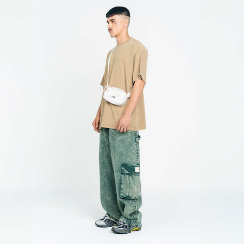 Cargo Multi-Pocket Pants - Washed Green