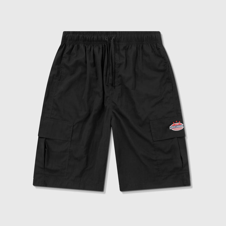 Parachute Bermuda Shorts - Black