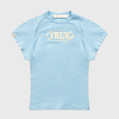 Pastel Fitted Tee - Baby Blue