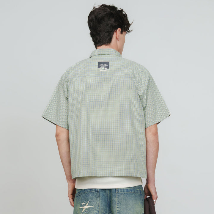 Prelude Button-Up Shirt - Olive Green