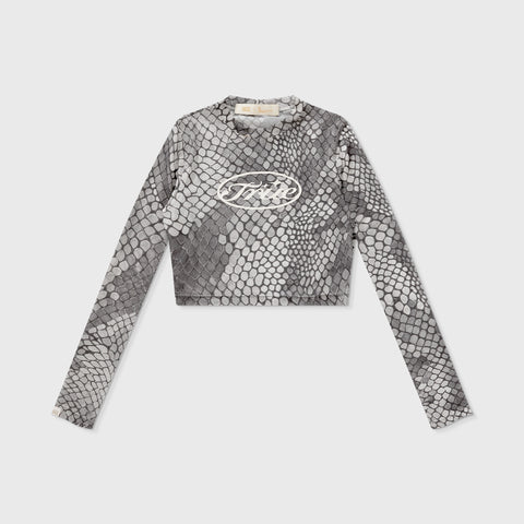 Python Mesh LS Tee - Gray